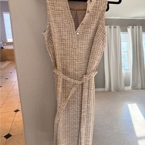 Ann Taylor Factory Tie Sleeveless Dress